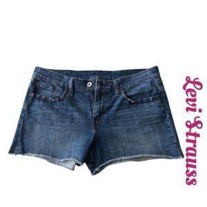 Levi's Cut Off Denim Jean Shorts Sz 6